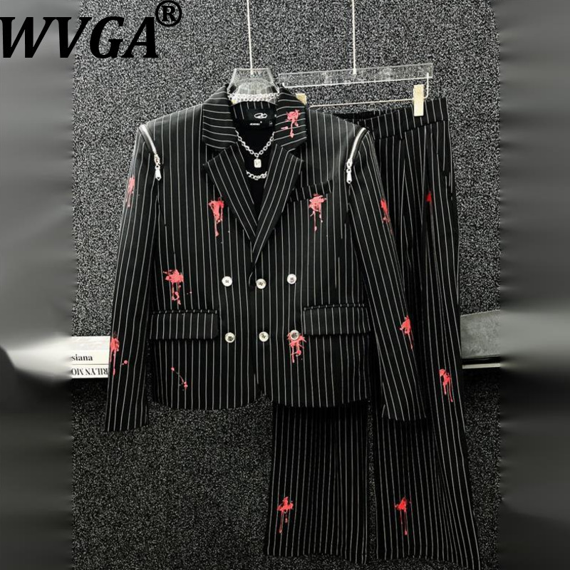 Men'S Gothic Formal Wear - WVGA Frühling Herbst Herren Formeller Anzug