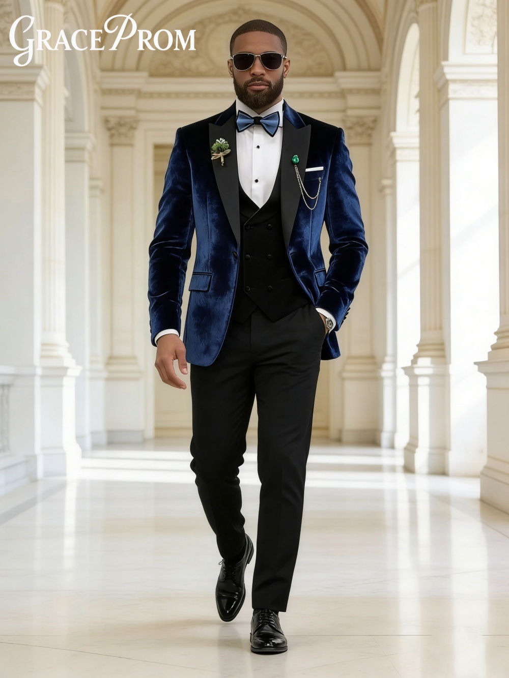 Men'S Formal Wear In Winter - Luxuriöses Samt-Herbst-Winter-Anzug-Set Herren Formeller Smoking 2-teilig