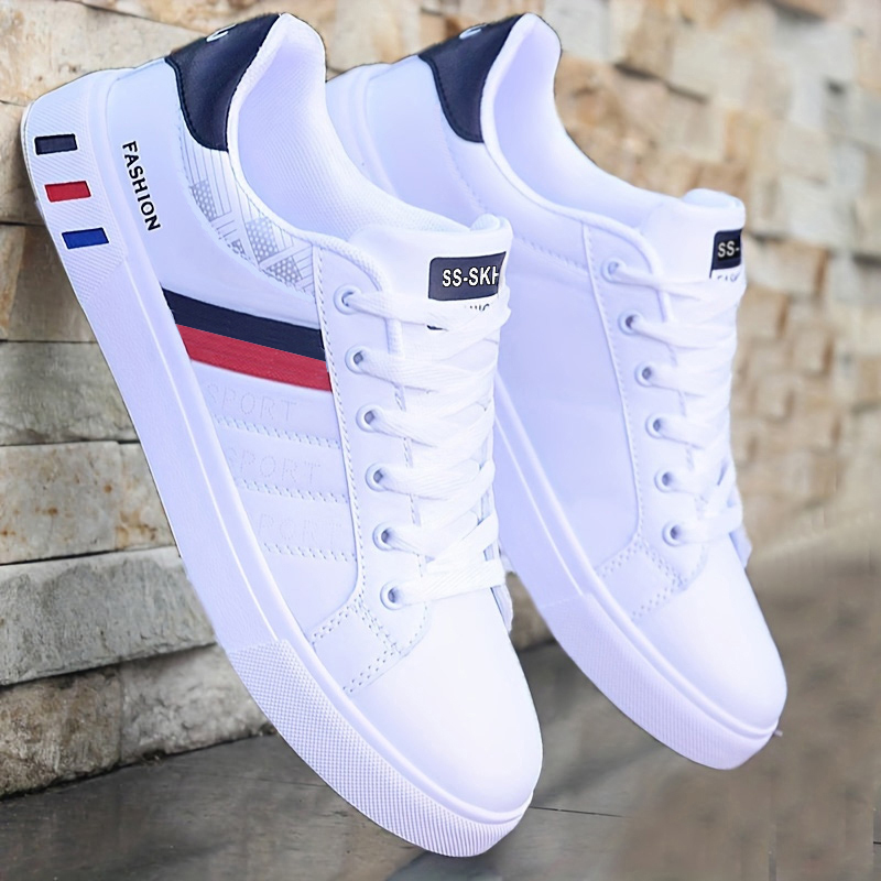 Men'S Formal Wear - Herren Low-Top Skateboard-Sneaker - Atmungsaktives Synthetik-Obermaterial,