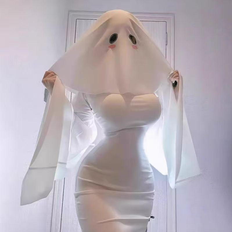 Slim Fit Suit Set - Original Cosplay-Outfit Geisterkleid Komplettset Langarm Figurbetont