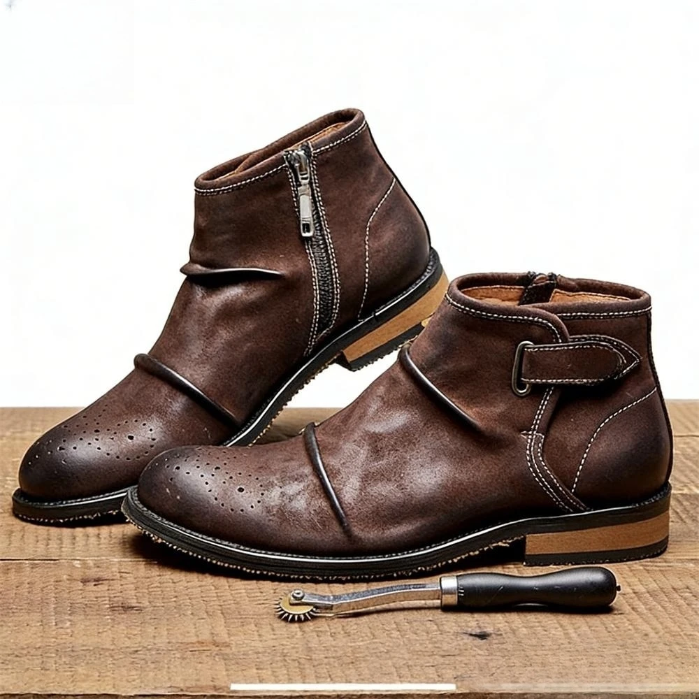 Herren Brogue-Stiefeletten, Sc – Formal Men Daily Wear Footwear Bewertung und Preis