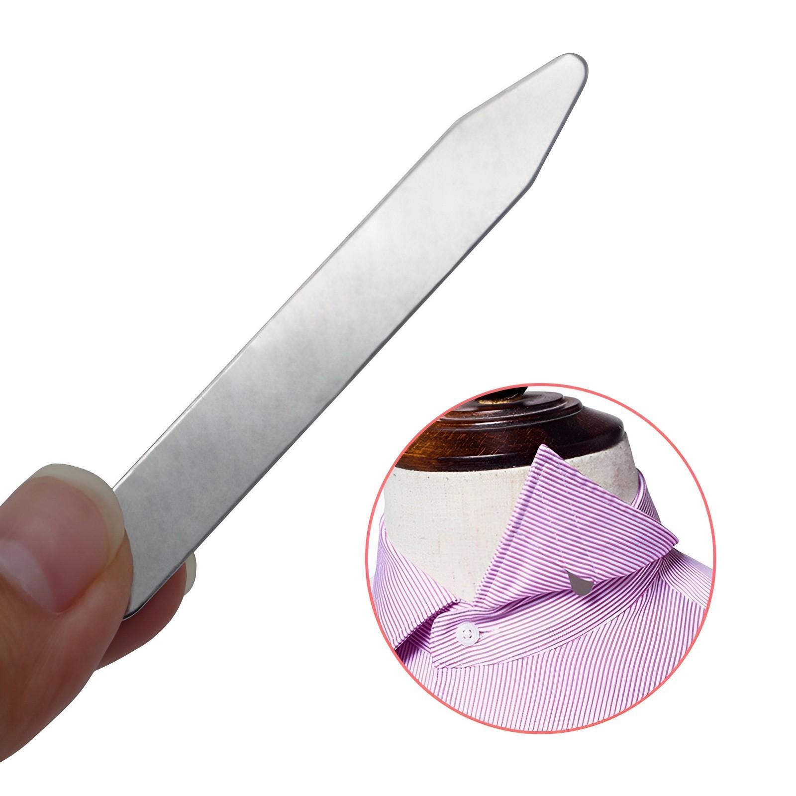 Edelstahl-Hemdkragenstreben fü – Collar Stay Metal Bewertung und Preis