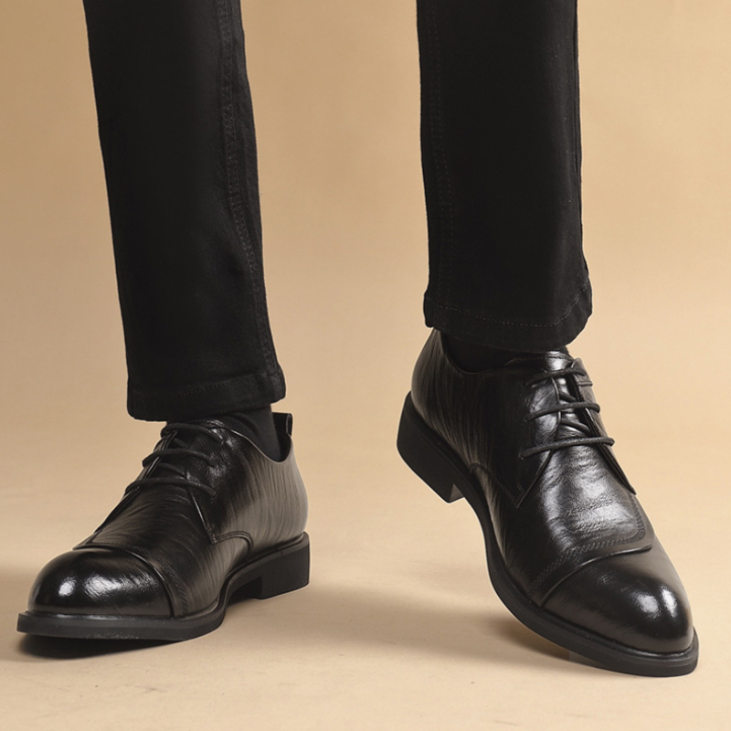 Lederschuhe im Oxford-Stil mit – Men'S Formal Party Wear Shoes Bewertung und Preis