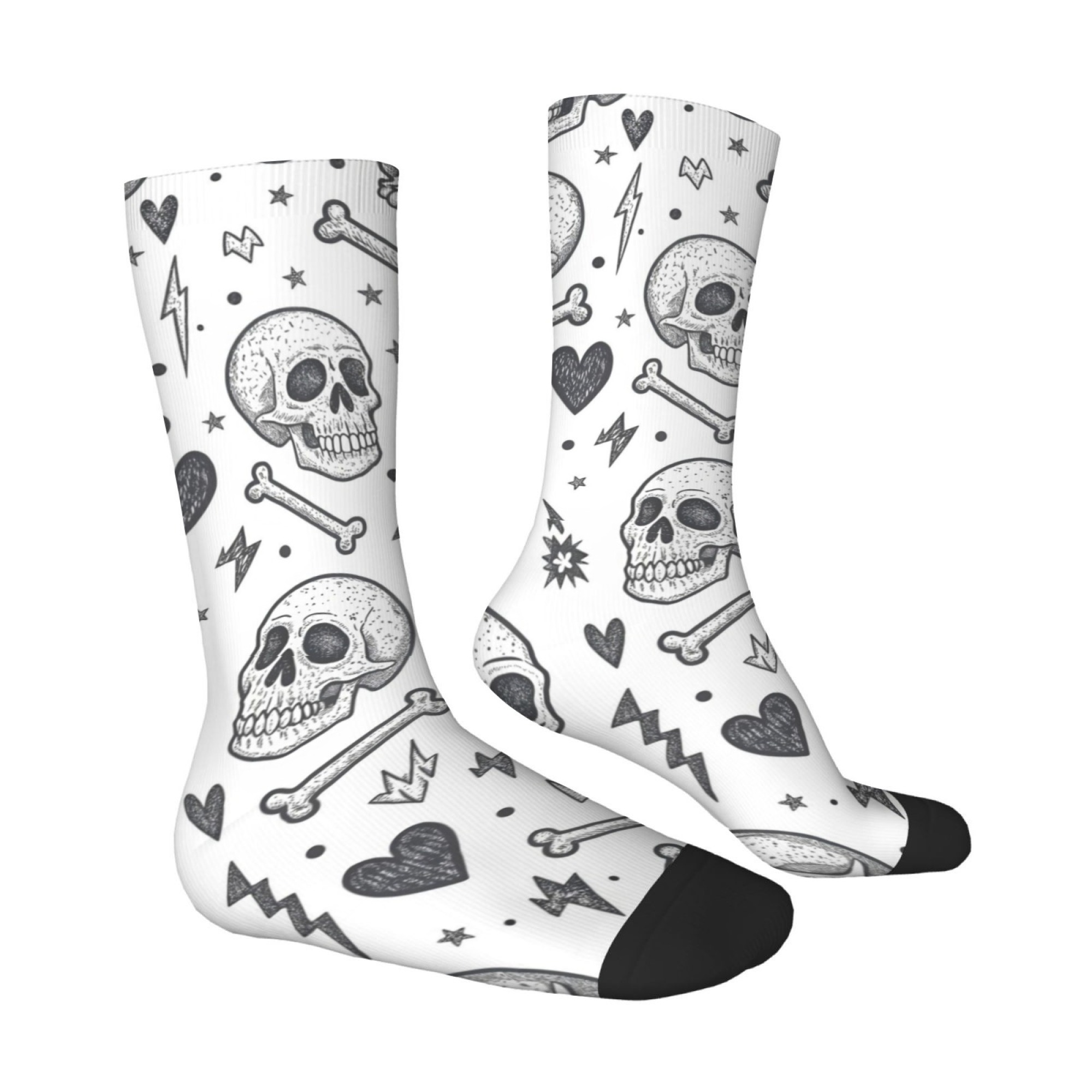 Handgezeichnete Crew-Socken mi – Men'S Gothic Formal Wear Bewertung und Preis
