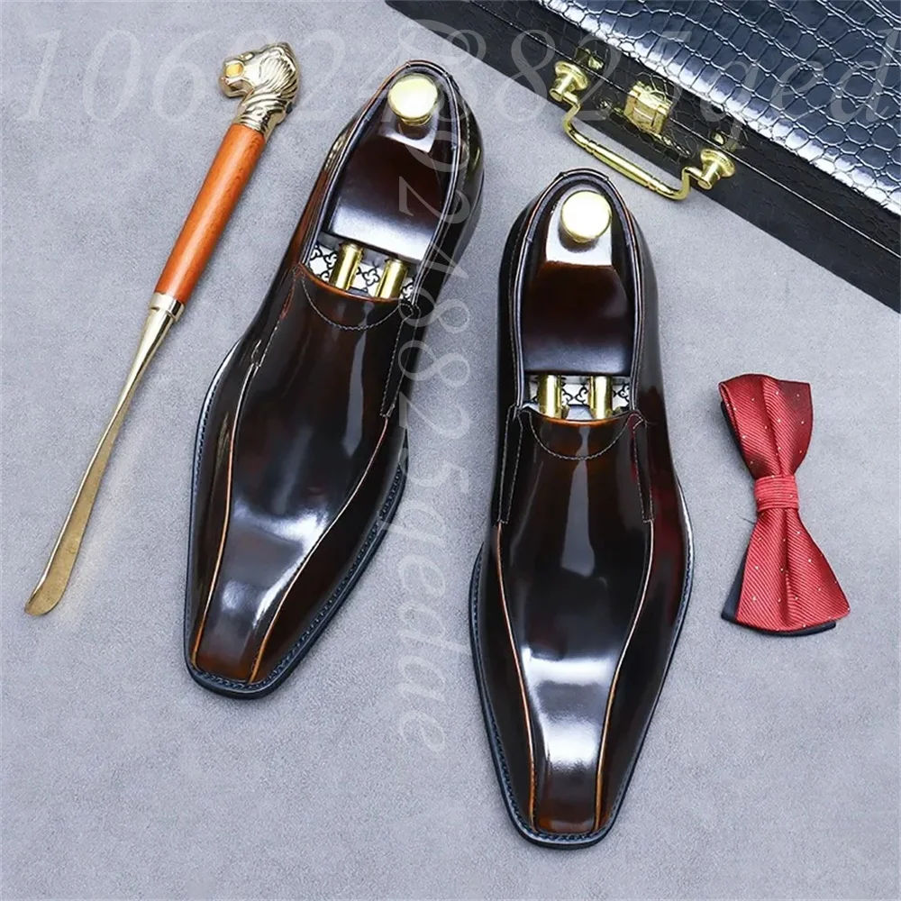 Handgefertigte Vintage Schnürs – Formal Men Daily Wear Footwear Bewertung und Preis
