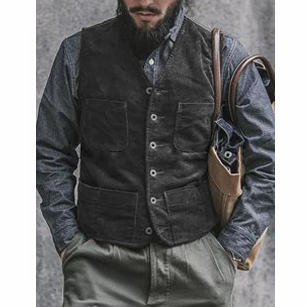Cord-Herrenweste für Männer, L – Men'S Gothic Formal Wear Bewertung und Preis