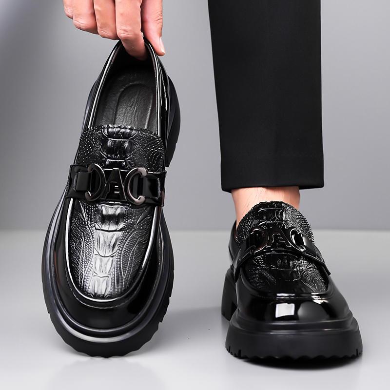 Herren Lederschuhe Frühling Br – Formal Men Daily Wear Footwear Bewertung und Preis