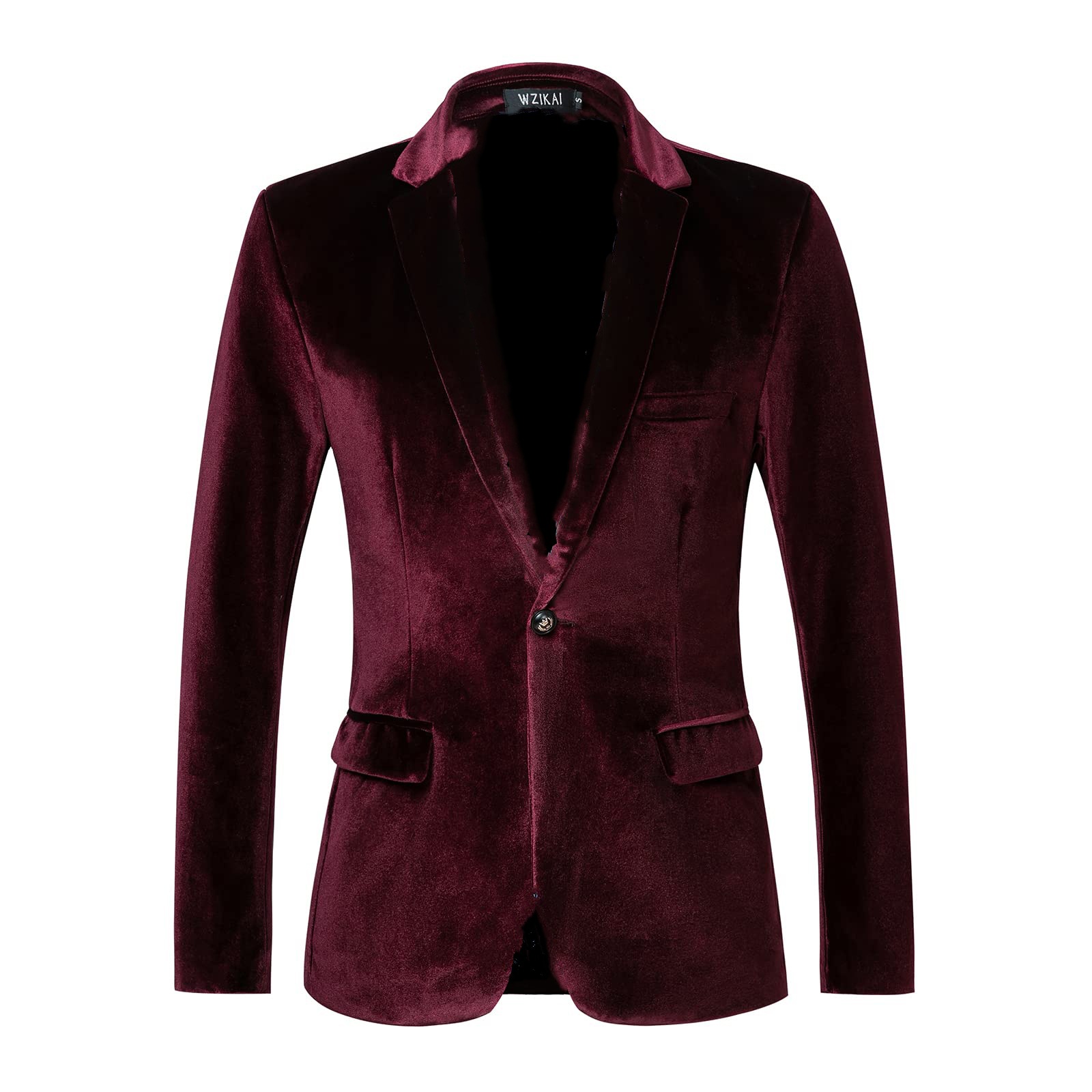 Herren Slim Fit Samt-Blazer fü – Men'S Gothic Formal Wear Bewertung und Preis