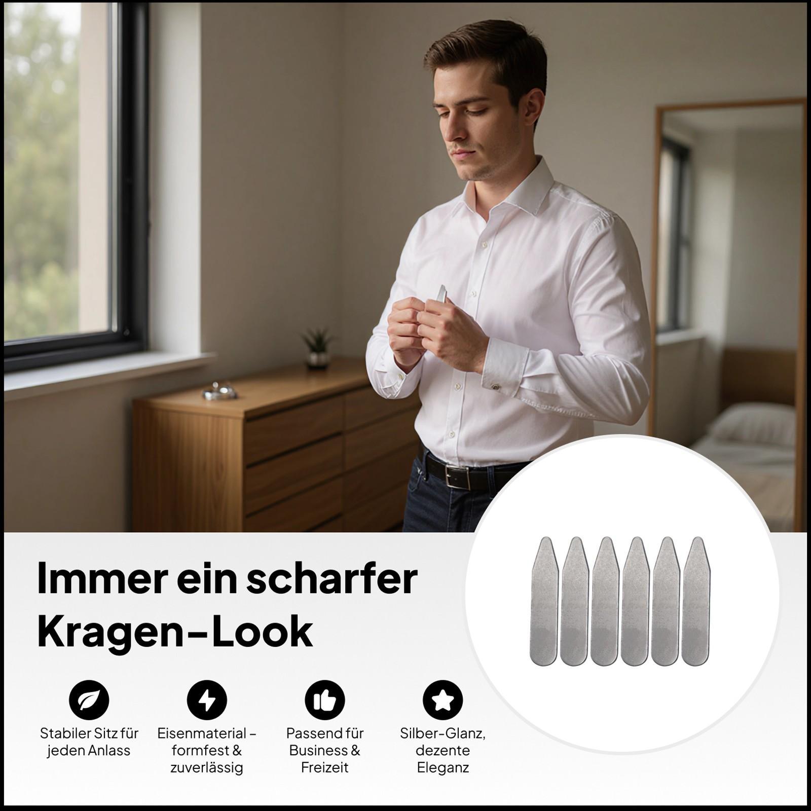 Kragenstreben für Herrenhemden – Collar Stay Metal Bewertung und Preis