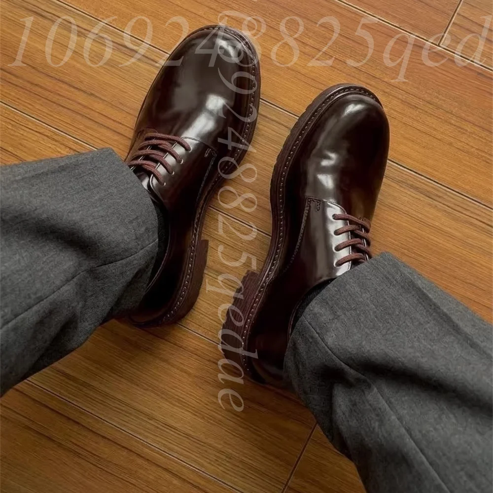 Handgefertigte Vintage-Schnürs – Formal Men Daily Wear Footwear Bewertung und Preis