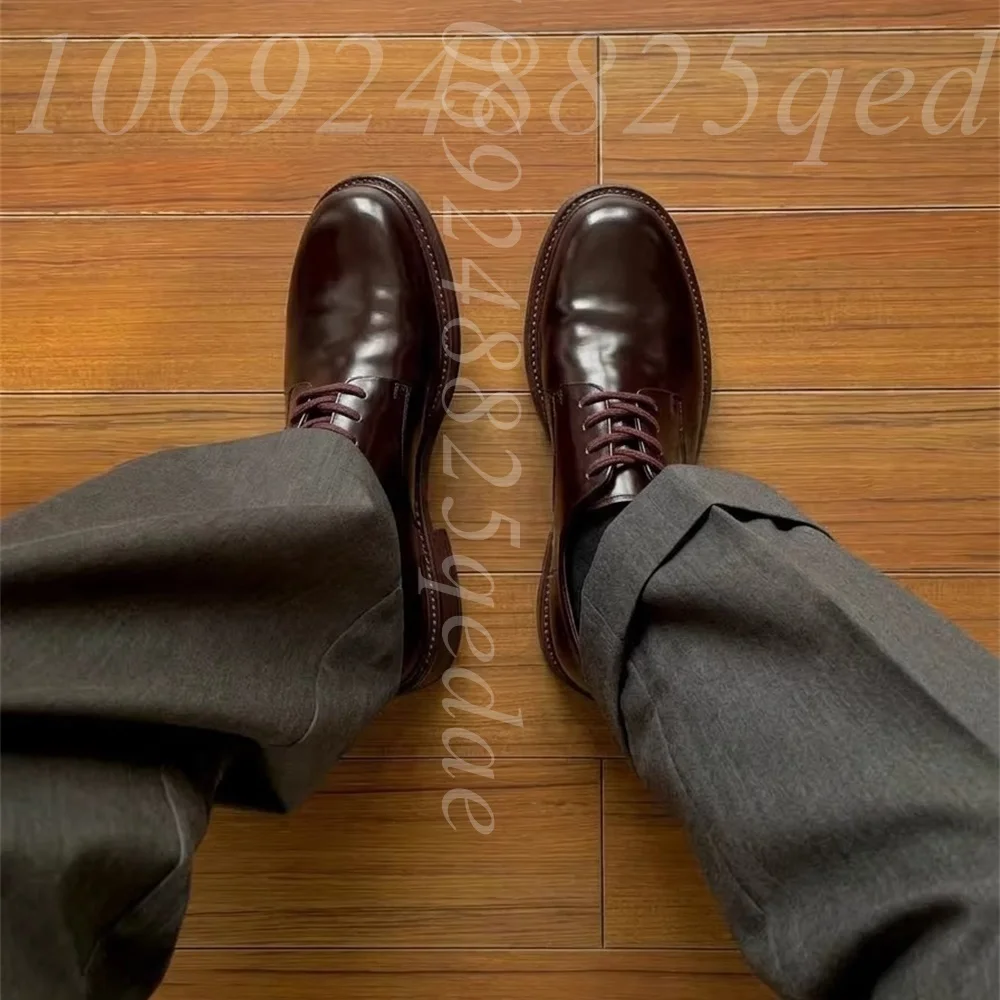 Handgefertigte Vintage-Schnürs – Formal Men Daily Wear Footwear Bewertung und Preis