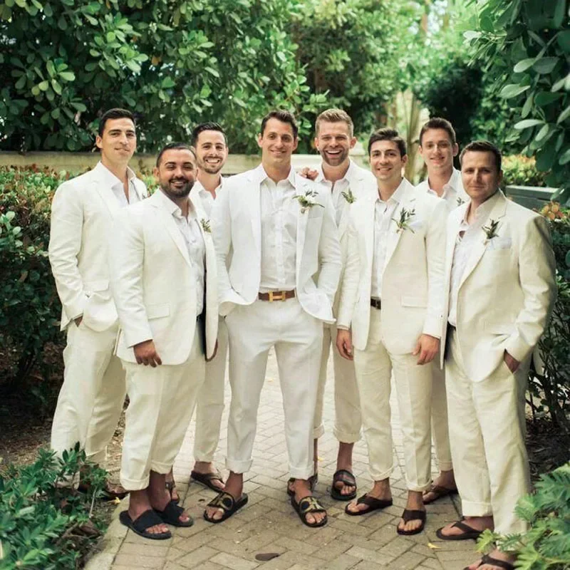 Leinen-Hochzeits-Smoking für H – Men Formal Wear In Summer Bewertung und Preis