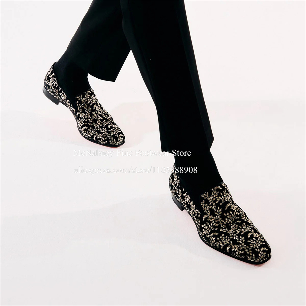 Schwarze Slipper aus Seidensam – Men'S Formal Party Wear Shoes Bewertung und Preis