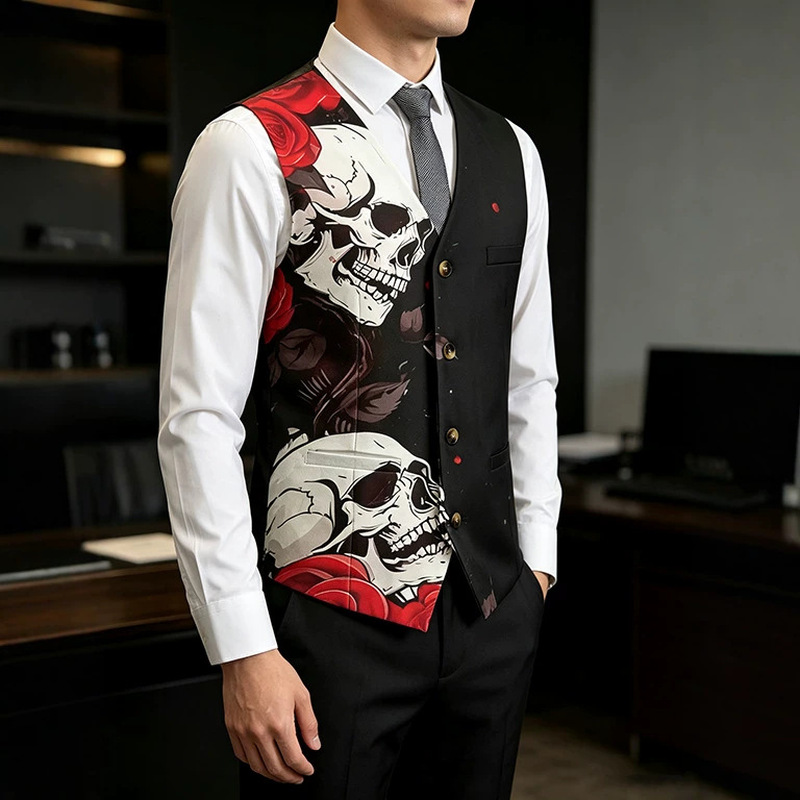 Herren-Anzugweste, Trendige Co – Men'S Gothic Formal Wear Bewertung und Preis