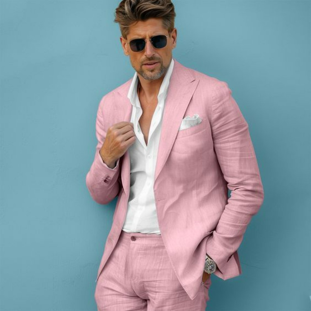 Leinen Hochzeitsanzüge für Her – Men Formal Wear In Summer Bewertung und Preis