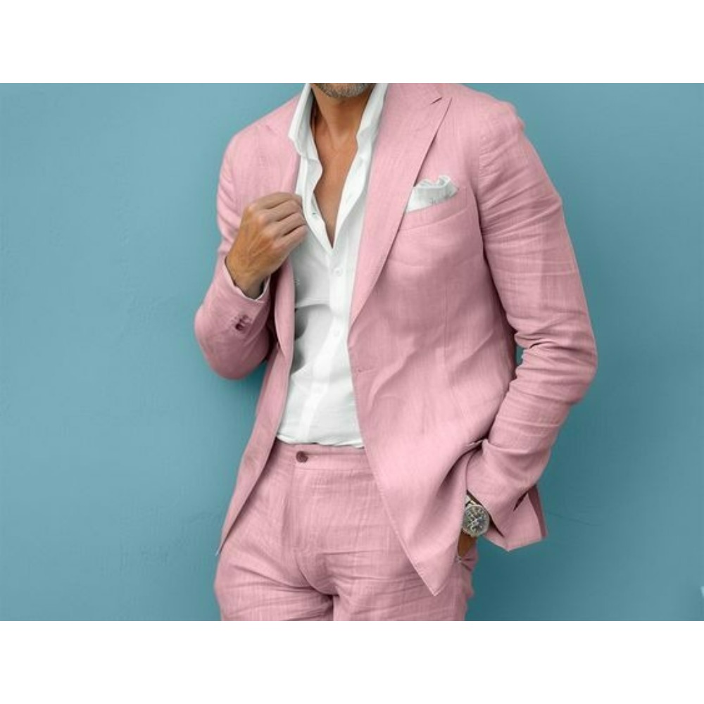 Leinen Hochzeitsanzüge für Her – Men Formal Wear In Summer Bewertung und Preis