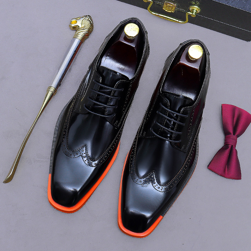 Herren Echtleder Oxfords Niedr – Formal Men Daily Wear Footwear Bewertung und Preis
