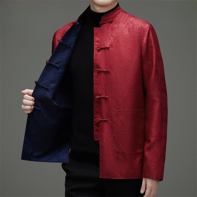 Langärmlige doppelseitige Mänt – Men'S Formal Wear Bewertung und Preis