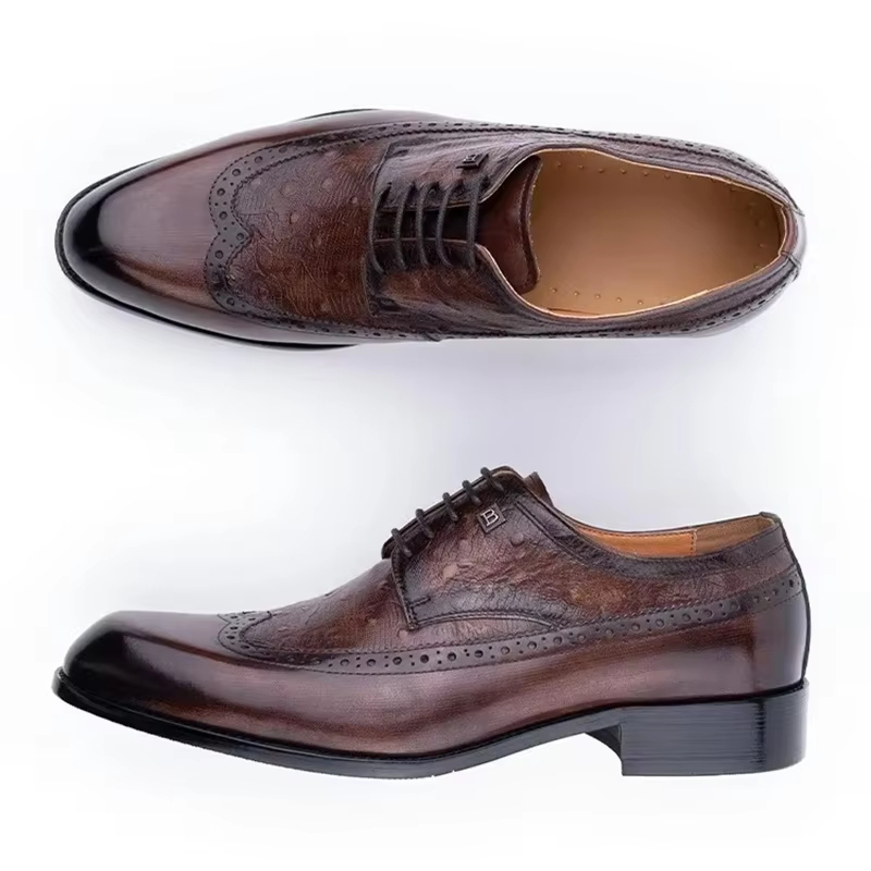 Herrenschuhe aus Rindsleder mi – Formal Men Daily Wear Footwear Bewertung und Preis
