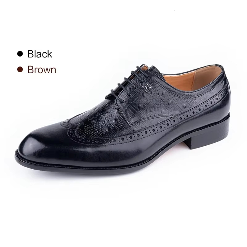 Herrenschuhe aus Rindsleder mi – Formal Men Daily Wear Footwear Bewertung und Preis