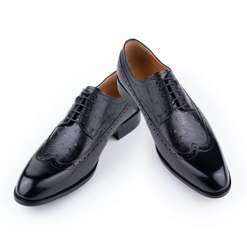 Herrenschuhe aus Rindsleder mi – Formal Men Daily Wear Footwear Bewertung und Preis