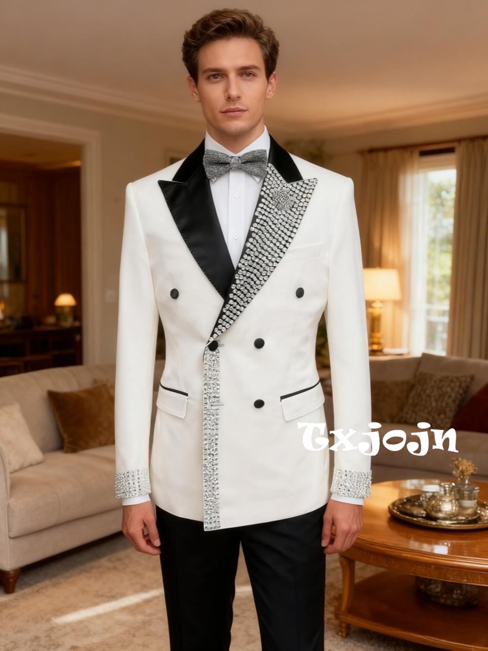 Schillernde, luxuriöse, perlen – Men'S Formal Wear For Engagement Bewertung und Preis