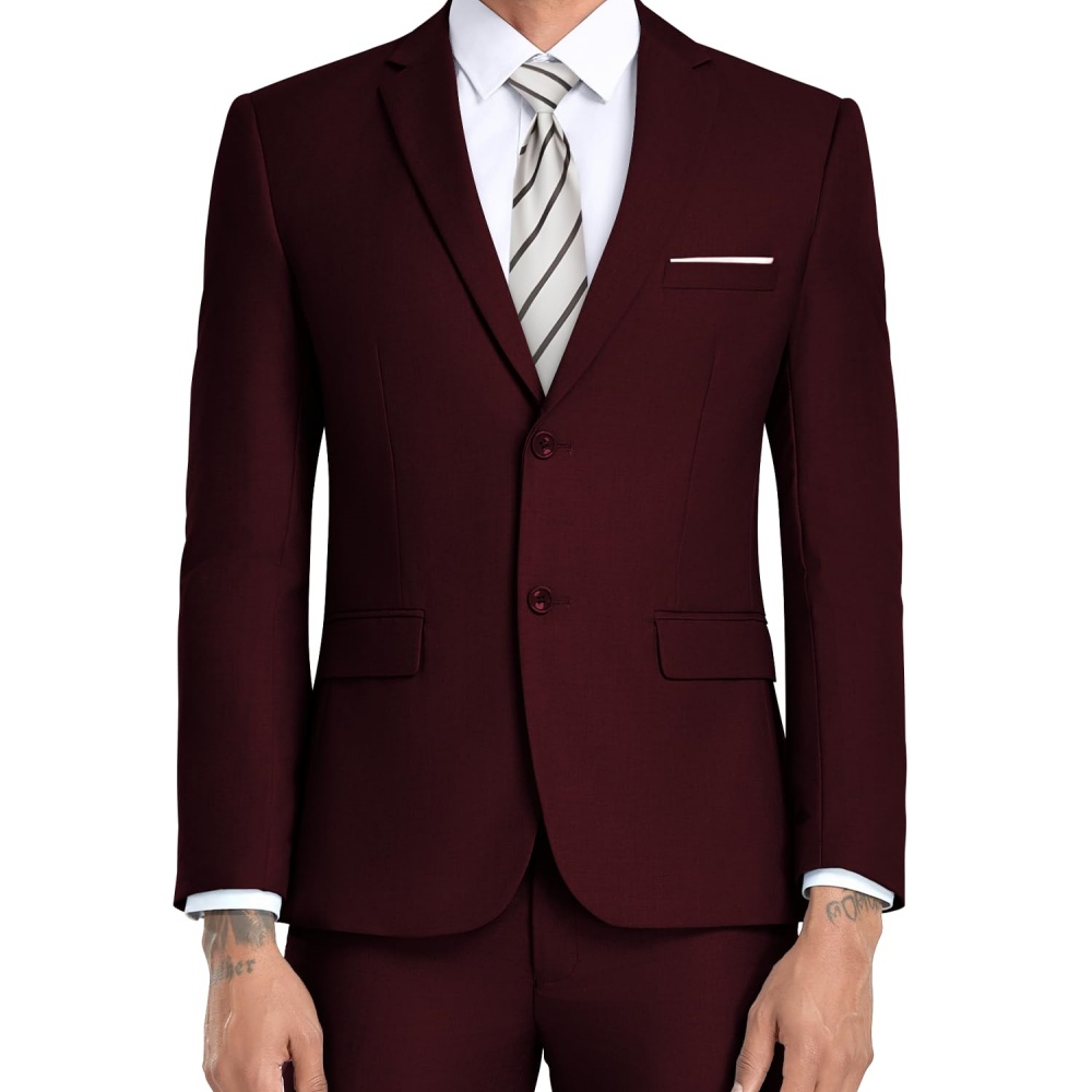 Schmal geschnittener Anzug mit – Formal Wear Men H&M Bewertung und Preis