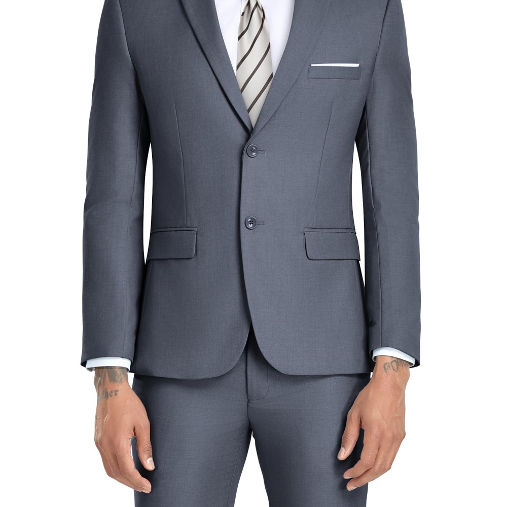 Schmal geschnittener Anzug mit – Formal Wear Men H&M Bewertung und Preis