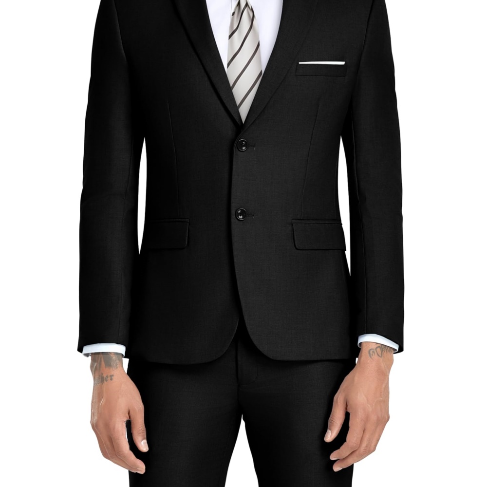 Schmal geschnittener Anzug mit – Formal Wear Men H&M Bewertung und Preis